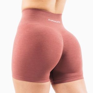 Alphalete amplify shorts rose